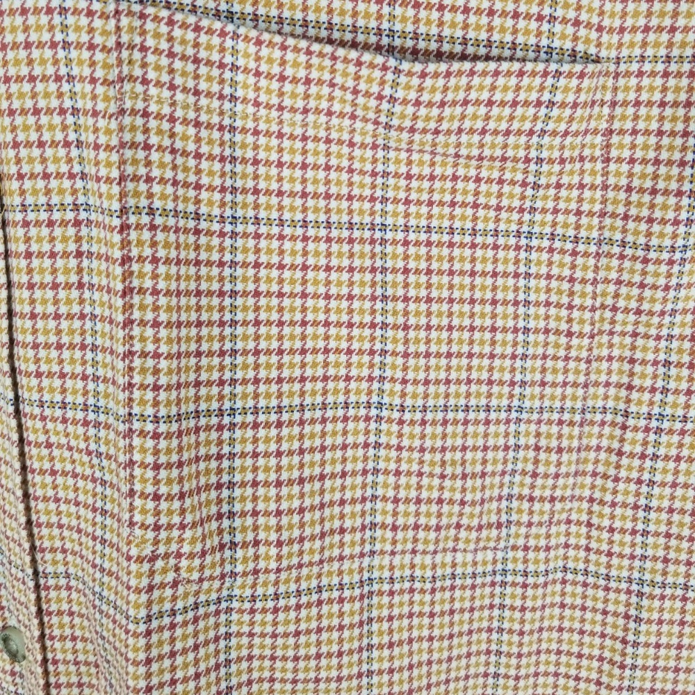 Pendleton Houndstooth Plaid Button Down - image 5